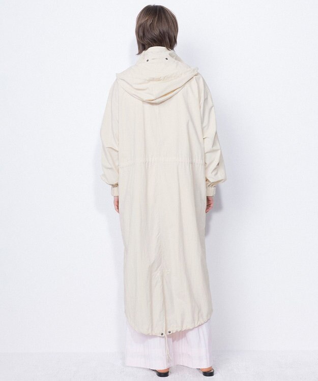 NAVE 【ReNAVE・洗える/撥水加工/接触冷感/UVケア】ナイロンタスラン コート アイボリー系