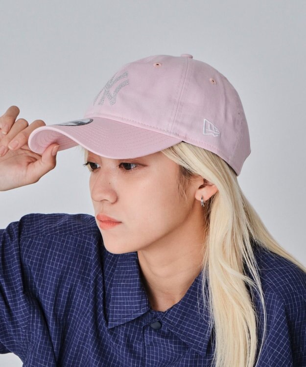 WEGO 【ユニセックス着用ITEM】別注NEWERA　9FORTY　　linestone 柄1