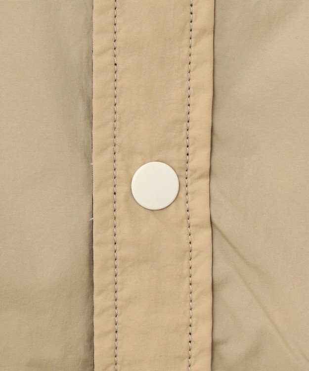 J.PRESS MEN マルチチェック×ナイロンタフタワッシャー リバーシブルシャツ ダークグリーン系3