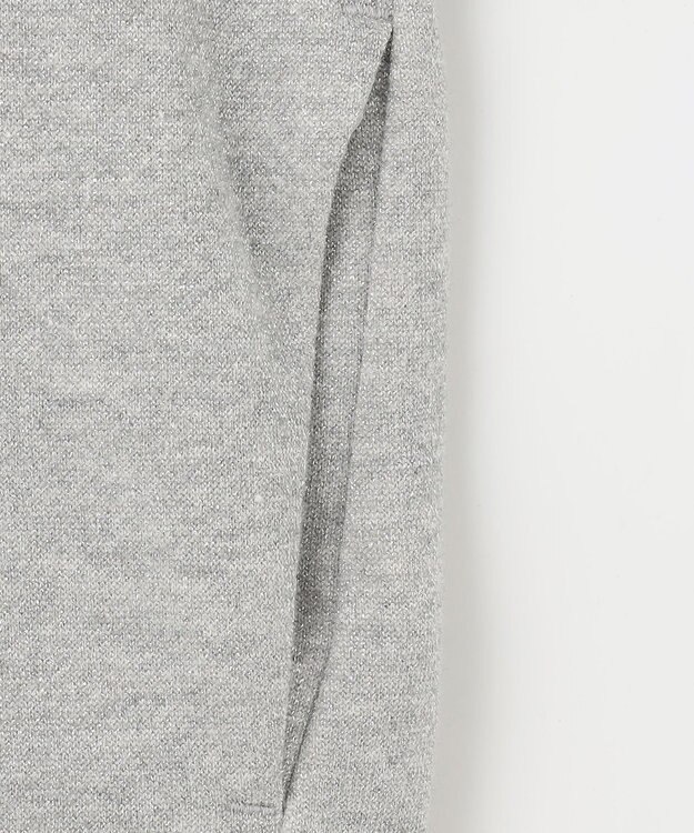 組曲 L 【WEB限定】シャイニーラメパーカー シルバー系