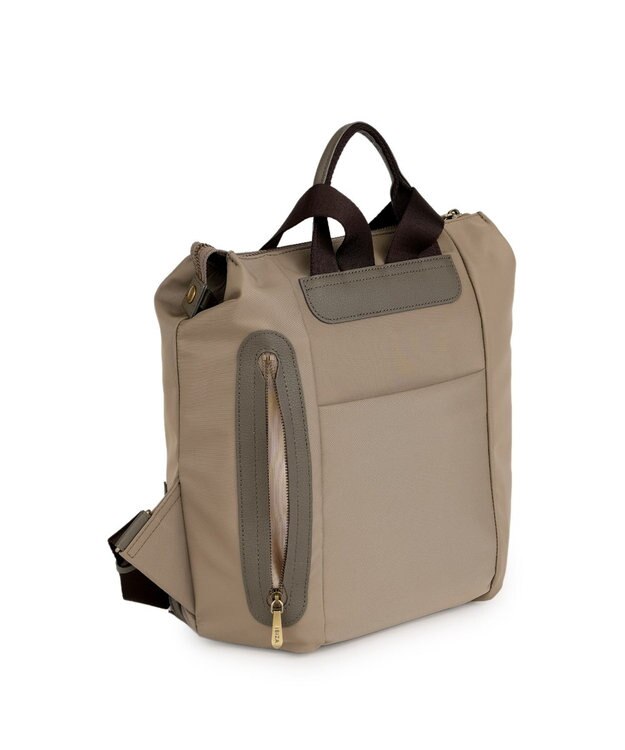 IBIZA ディアリオ　ナイロン　リュック ベージュ