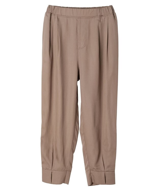 Green Parks ・ｆｕｒｒｙ　ｒａｔｅ　タックジョガーパンツ Gray Beige