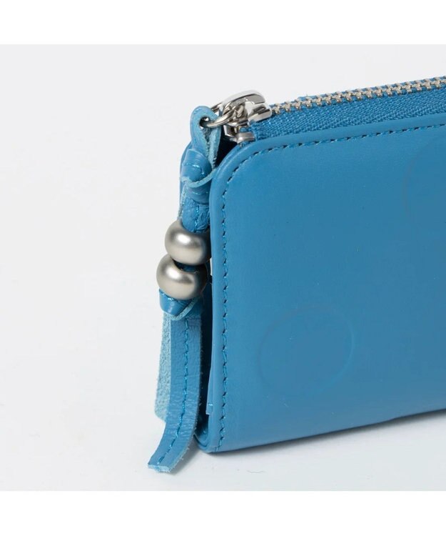 UNBILLION ペルケ perche / ドット型押しスマートキーケース ブルー