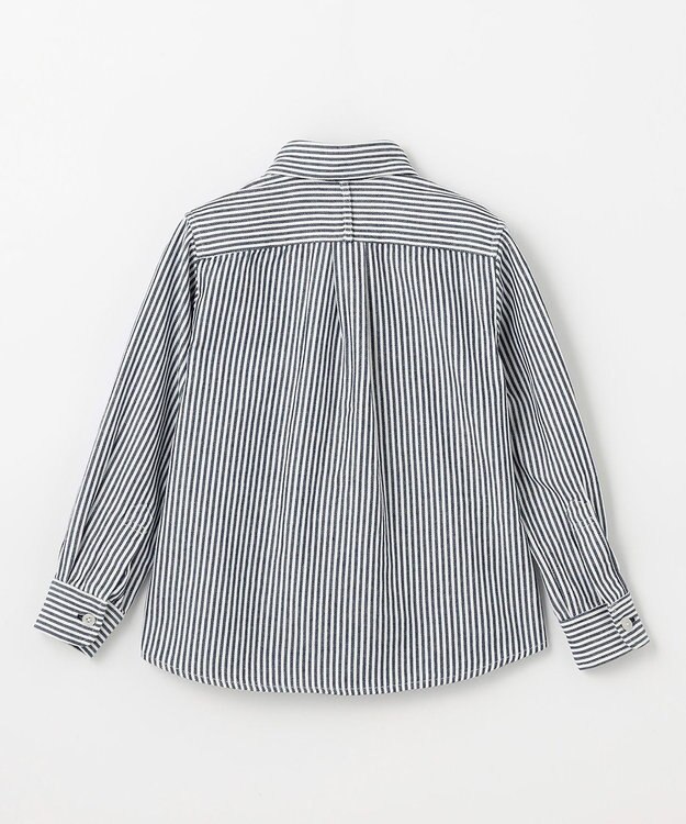 J.PRESS KIDS 【110-130cm】ストライプ＆チェック シャツ ネイビー系ストライプ