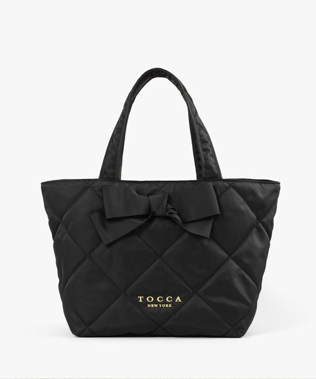 TOCCA 【キャンセル分販売中！】30th Anniversary MY PRECIOUS CUSTOMIZED BAG カスタマイズバッグ ブラックキルト×大リボン×ショートショルダー