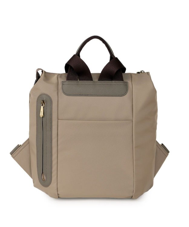 IBIZA ディアリオ　ナイロン　リュック ベージュ