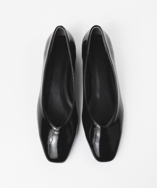 BONTRE 【MIONOTIS/ミオノティス】Vカットラインパンプス/DR24 ブラック