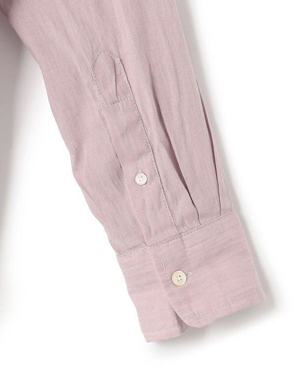 JOSEPH HOMME 【LEON 掲載】リネンストレッチブロード レギュラーカラーシャツ ローズ系