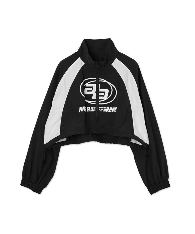 WEGO キリカエナイロンブルゾン ブラック