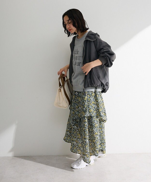 Green Parks 撥水加工フード付ブルゾン Gray