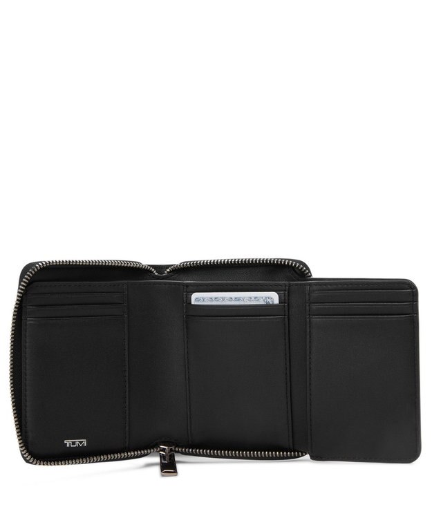 TUMI BELDEN トライ・フォールド・ジップ・アラウンド ブラック/ガンメタル