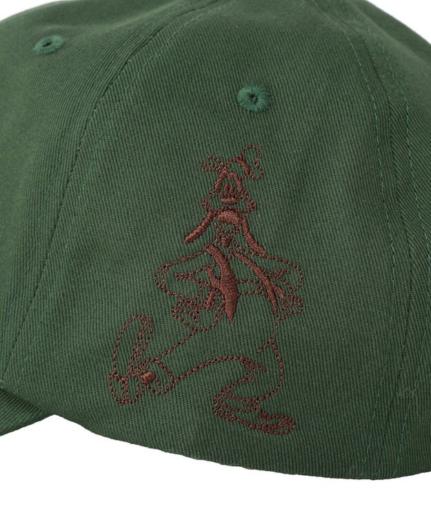 AMERICAN HOLIC 【Mickey&Friends】イニシャル刺繍CAP Green