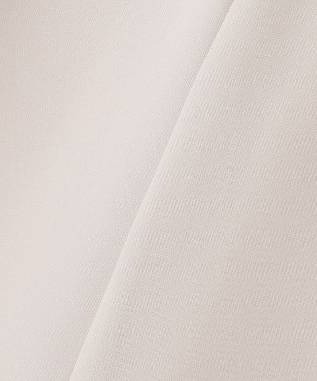 23区 【セットアップ対応】トリアセダブルジョーゼット パンツ ベージュ系