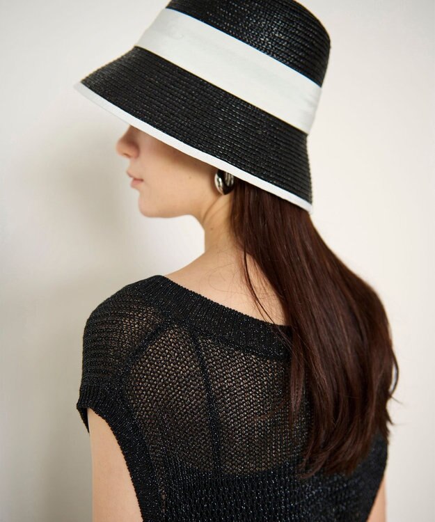 GRACE CONTINENTAL Ferruccio Vecchi ハット1 ブラック