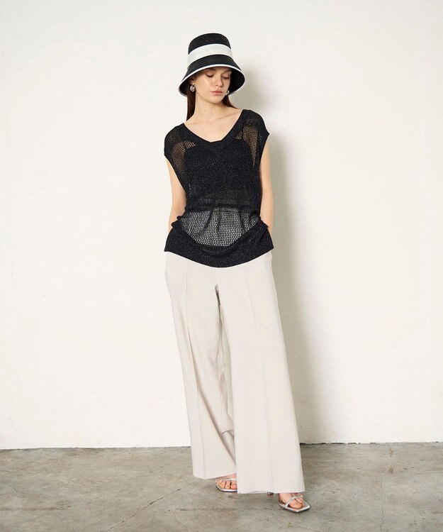 GRACE CONTINENTAL Ferruccio Vecchi ハット1 ブラック