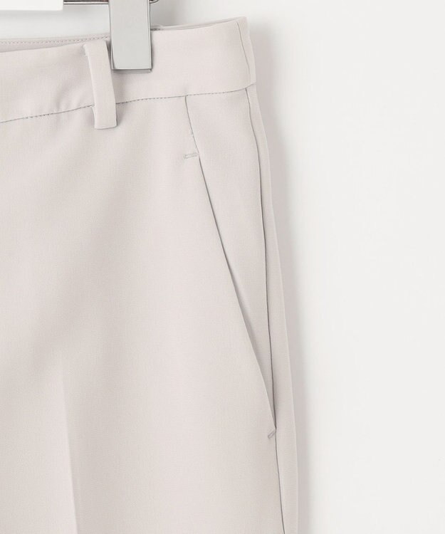 23区 【セットアップ対応】トリアセダブルジョーゼット パンツ ベージュ系