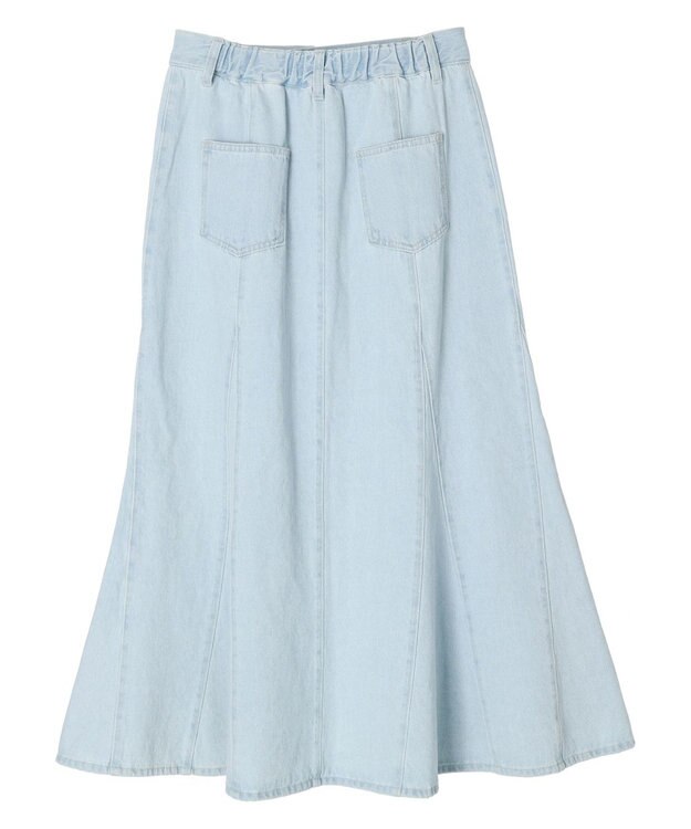 earth music&ecology デニムマーメイドスカート Sax