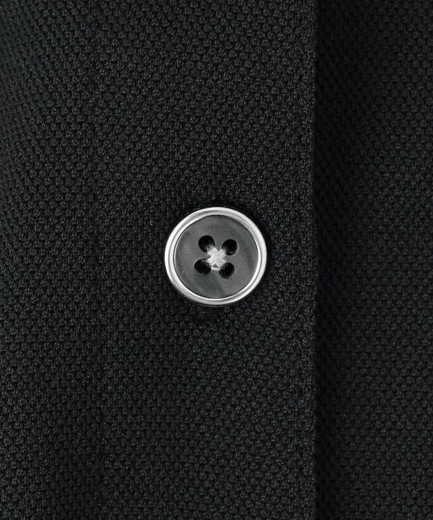 23区GOLF 【WOMEN】遮熱エイトムーブポロ　フレンチスリーブ ブラック系