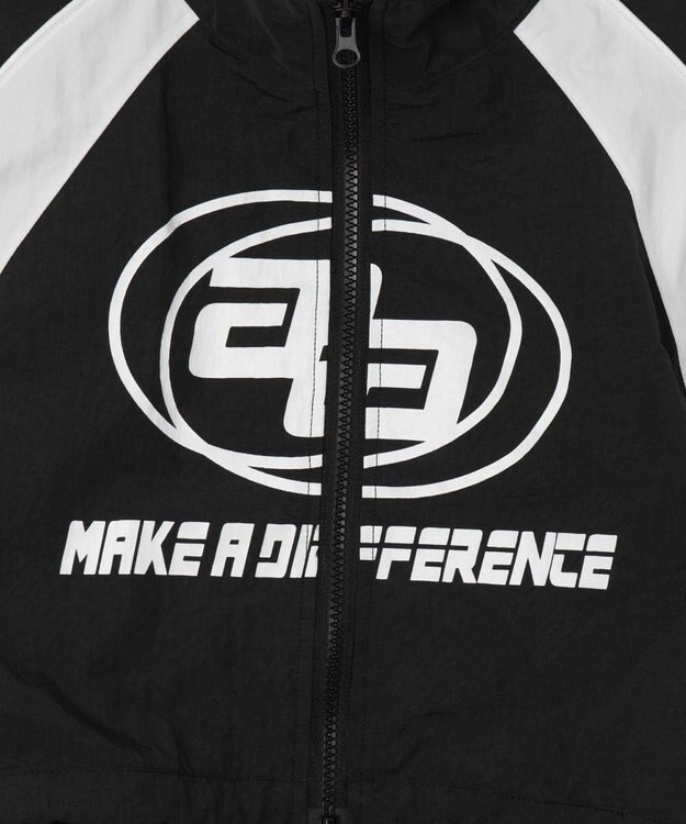 WEGO キリカエナイロンブルゾン ブラック