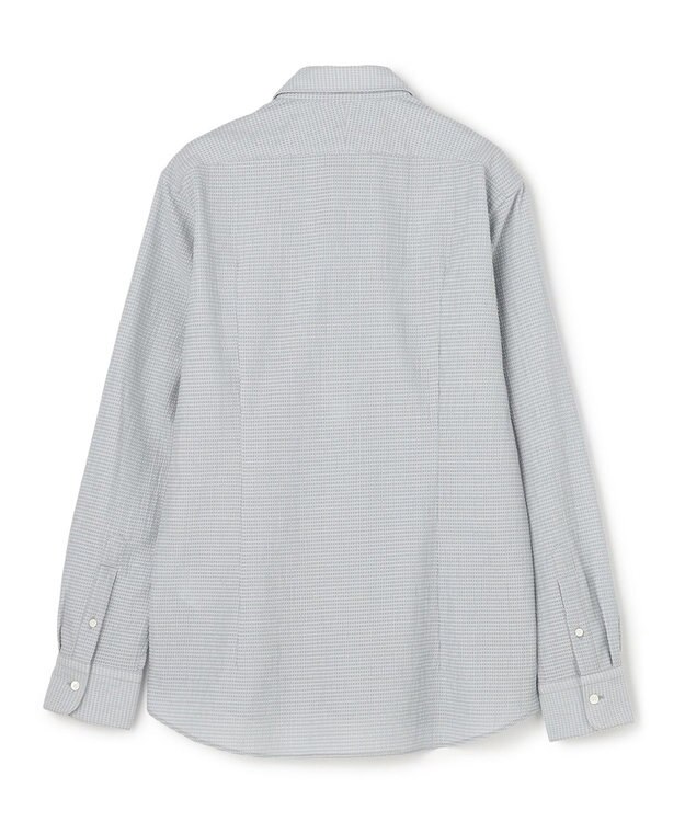 JOSEPH HOMME 【新モデル】トリコサッカーストレッチ 　ホリゾンタルカラーシャツ ライトグレー系