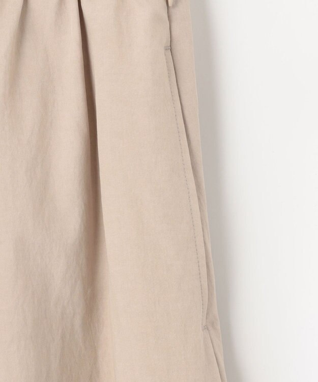 23区 L 【洗える】ヴィンテージライトタフタ バルーン スカート ベージュ系