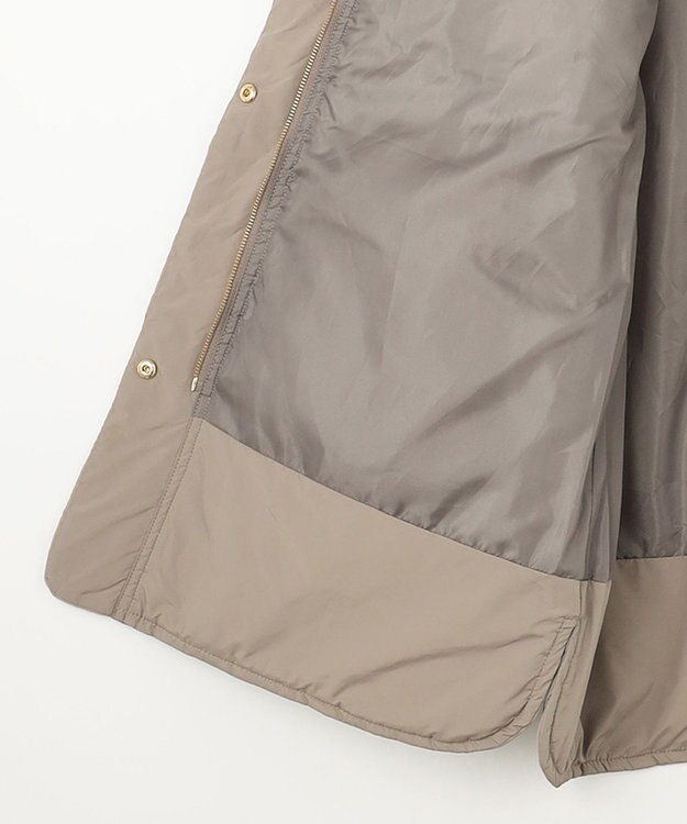 ANY L 【蓄熱保温/撥水/洗濯機可能】撥水ウォームキルトブルゾン モカ