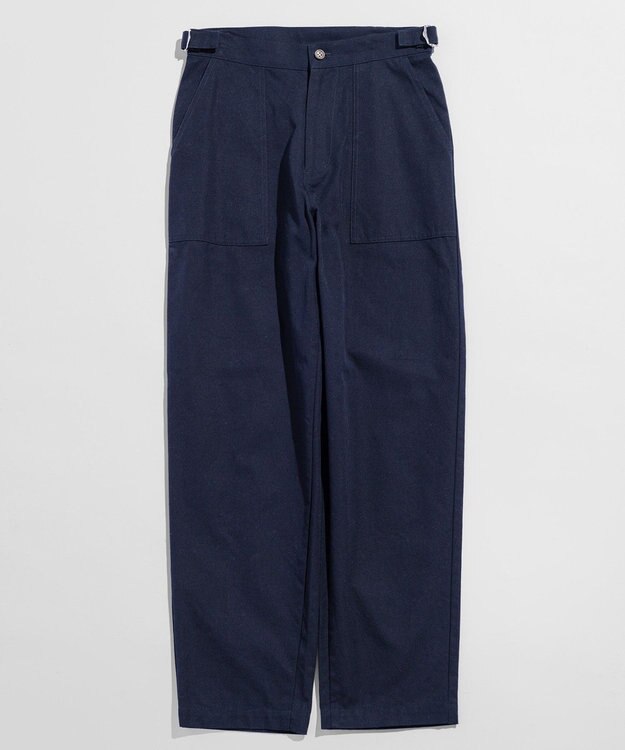LENO UTILITY TROUSERS《UNISEX》ベイカーパンツ NAVY