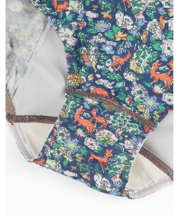 une nana cool MADEWITHLIBERTYFABRICナイト用サニタリーショーツ ダークインディゴブルー