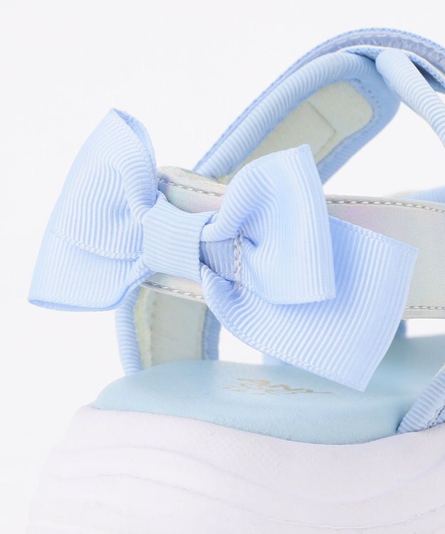 ANY KIDS シャラシャラ厚底ニャンダル サックスブルー