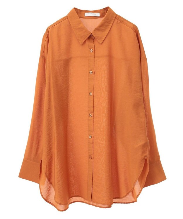 Green Parks ””とろっ””とシルキーシャツ Orange