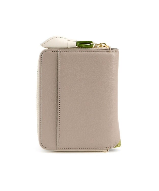 IBIZA プレーサ　ラウンド二つ折り財布 ピンクベージュ