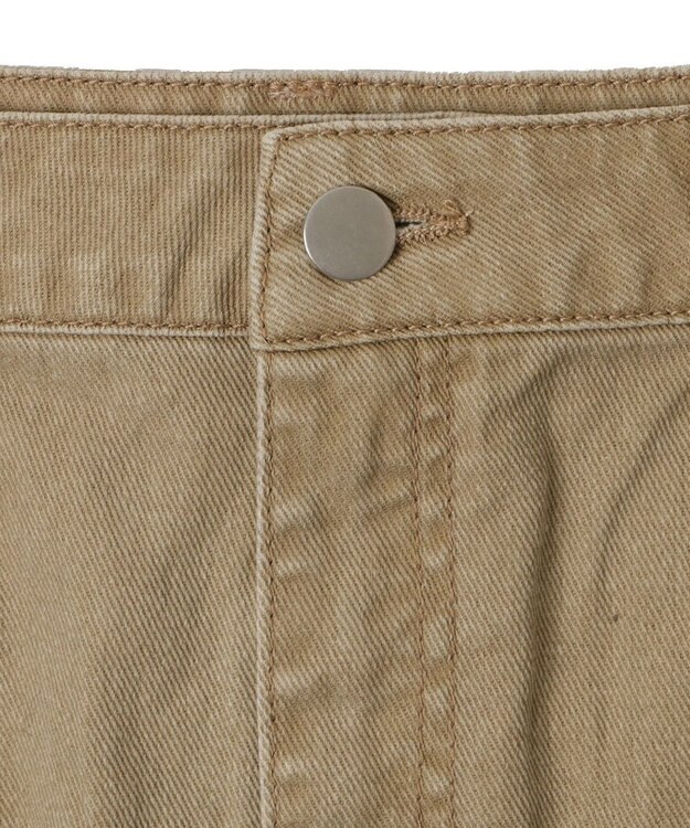 WEGO ヴィンテージウォッシュカーゴミニスカート ベージュ