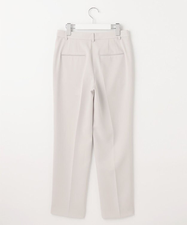 23区 【セットアップ対応】トリアセダブルジョーゼット パンツ ベージュ系