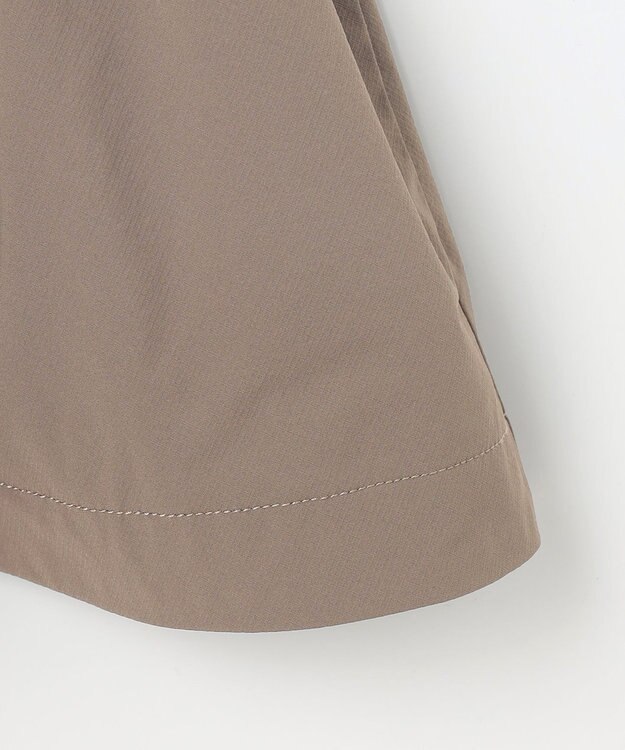 組曲 【WEB限定】ラッシュガード ペプラムパーカー モカグレー系