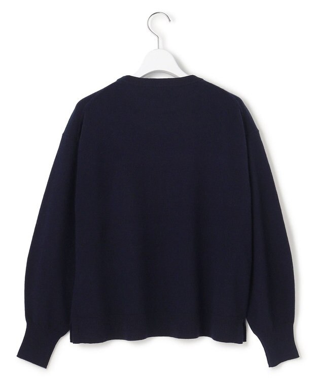 23区 【WEB&一部店舗限定/滝沢眞規子さん着用】ビジューボーダー ニット ネイビー系