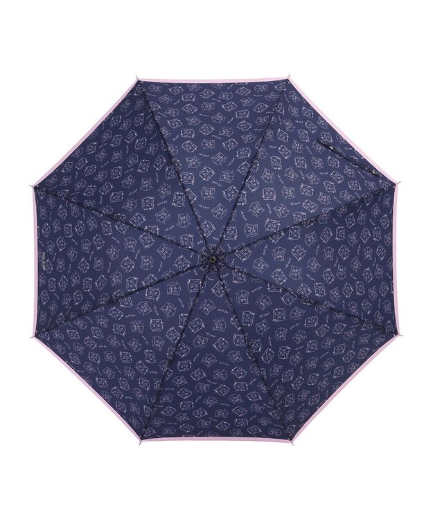 MOONBAT PAUL&JOE ACCESSOIRES(ポール＆ジョー アクセソワ) 長傘 ドローイングヌネット＆ジプシー ネイビーブルー