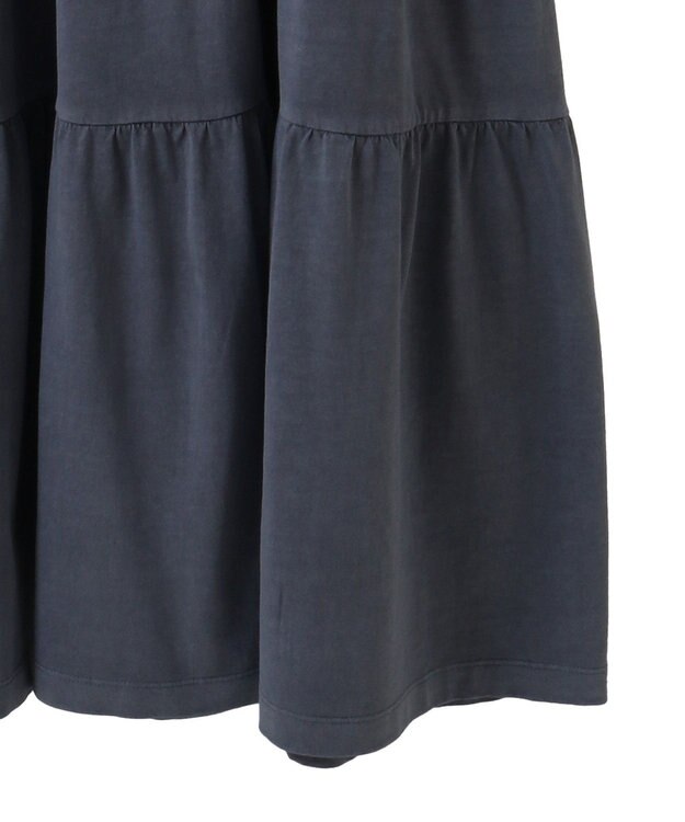 AMERICAN HOLIC 【選べる丈】加工ティアードワンピース Navy