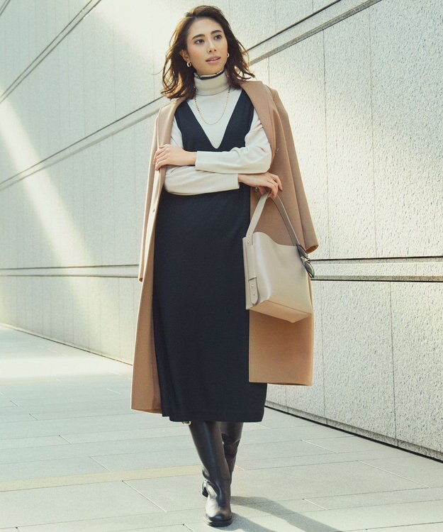 23区 L 【CLASSY.12月号掲載】ロロピアーナ スーパー ウール チェスターコート キャメル系