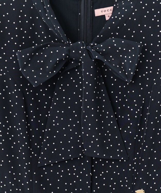 TOCCA 【WEB限定＆洗える！】RAINY SEASON ドレス ネイビー系5