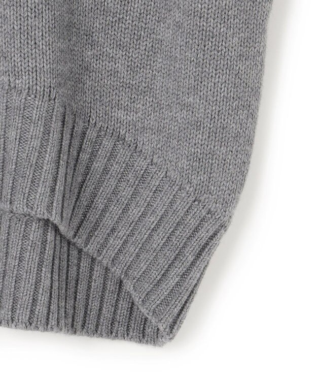 BEIGE， 【洗える】CHESTER / フェイクファーVネックカーディガン Md.Gray