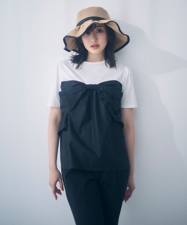 TOCCA 【洗える・消臭】BOUNCING RIBBON パンツ ブラック系