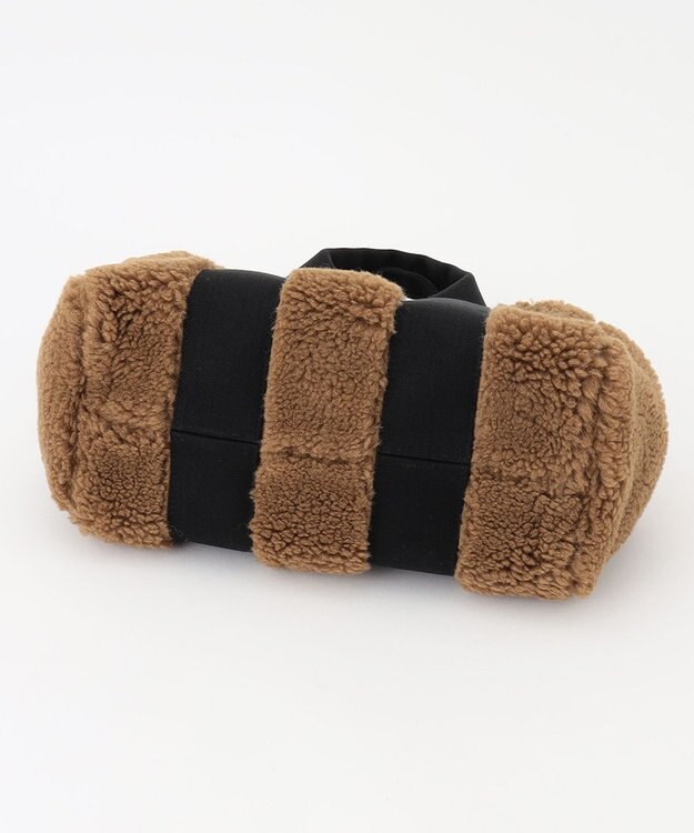 23区 VIOLAd'ORO ELMO エコムートン トートバッグ ダークブラウン系