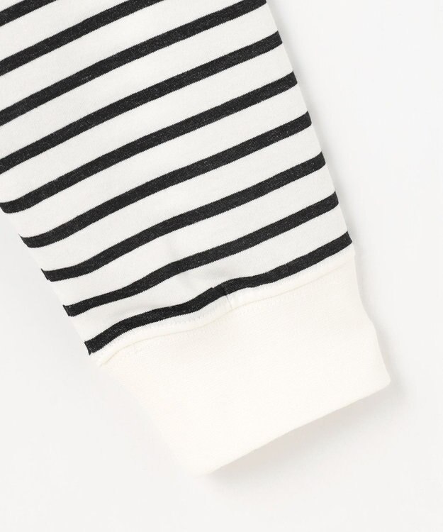 ANY テールＴシャツ オフ×ブラックボーダー