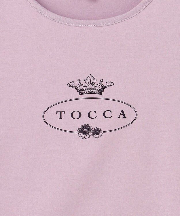 TOCCA 【洗える】TOCCA LOGO TEE Tシャツ ピンク系
