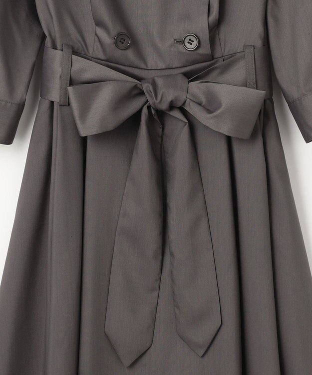 Feroux トレンチ風 ワンピース グレー系
