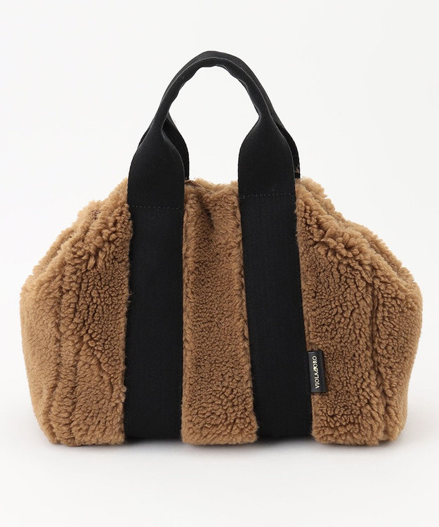 23区 VIOLAd'ORO ELMO エコムートン トートバッグ ダークブラウン系