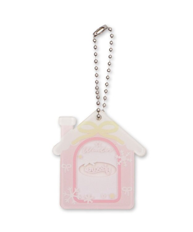WEGO 【痛バ＆推し活ITEM】スノーハウスIDフォトケースキーホルダー ライトピンク
