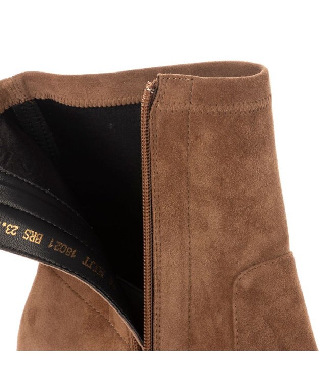 MODE ET JACOMO <MODE ET JACOMO>ストレッチレザーブーツ ブラウンスエード