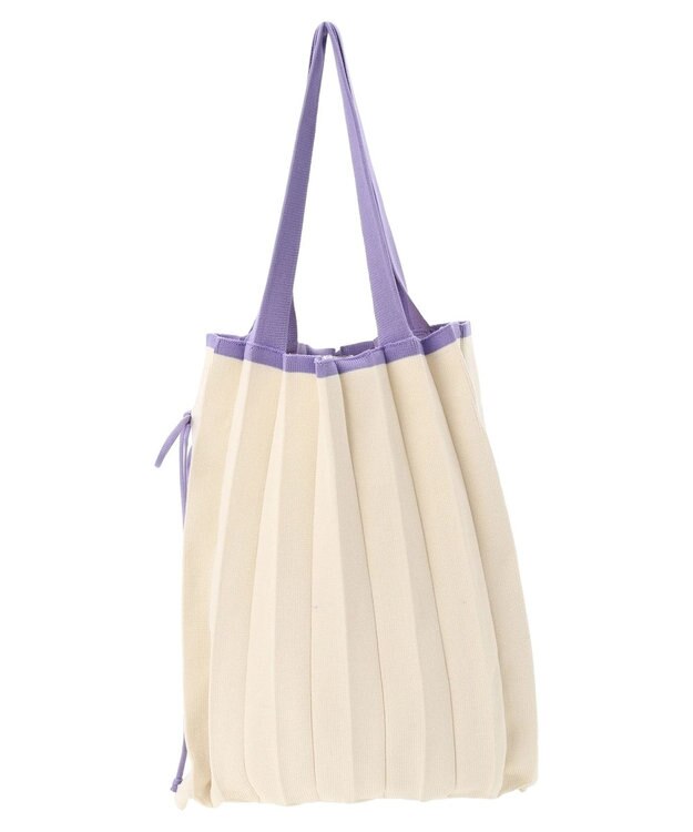 Green Parks ＯＴＯ．ＨＡ．プリーツニットバッグ Ivory