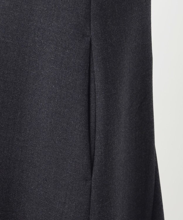 23区 【R(アール)】ウールダブルクロス ランダムヘムワンピース グレー系